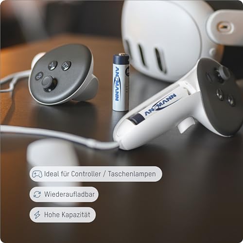 ANSMANN maxE Baby C Akku 4500mAh (2er Pack) vorgeladene ready2use NiMH Power Akkubatterie Babyzelle mit geringer Selbstentladung - 2