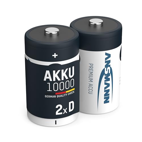 ANSMANN Mono D Akku Typ 10000 (min. 9300mAh) 2er Pack