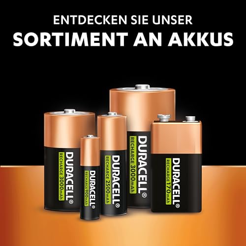 Duracell Akku D (HR20) 3000 mAh  2er (wiederaufladbare Batterie) - 6