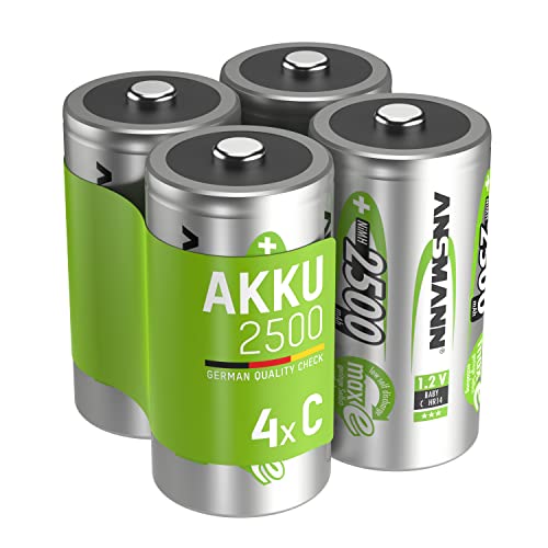ANSMANN maxE Baby C Akku 2500mAh (4er Pack)