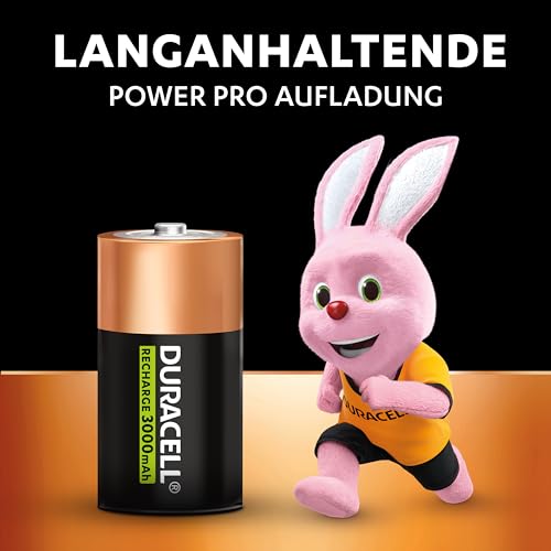 Duracell Akku C (HR14) 2.200 mAh 2er (wiederaufladbare Batterie) - 2