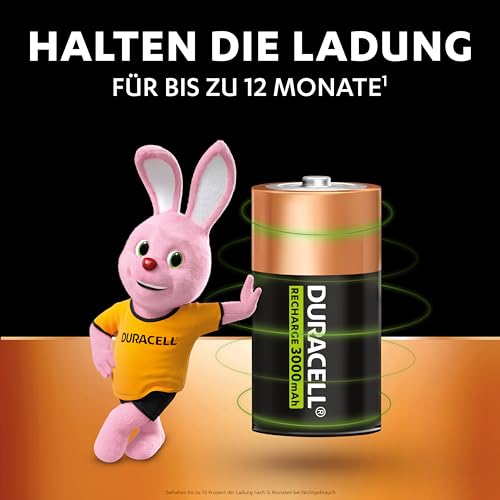 Duracell Akku C (HR14) 2.200 mAh 2er (wiederaufladbare Batterie) - 4