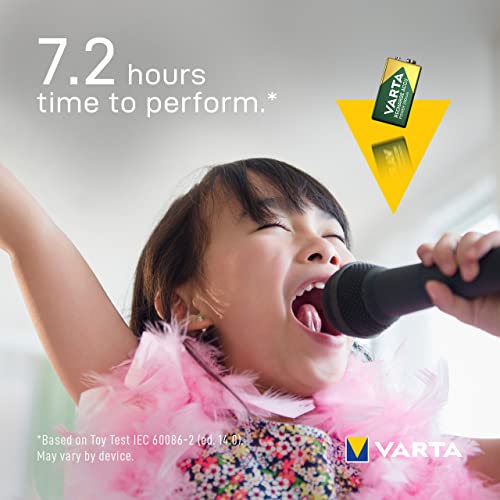 Varta Power Accu NiMH Akku 9V-Block 200 mAh - 6