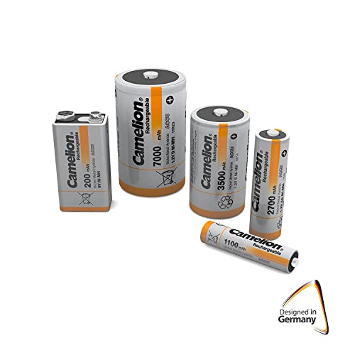 Camelion 17025122 Akku (NiMH, 9 Volt Block, 250 mAh, 1er) - 5