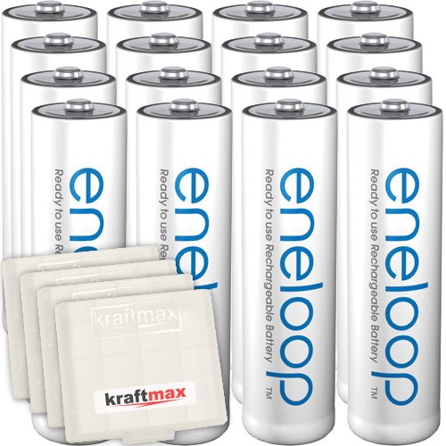 Kraftmax 16er-Pack Panasonic Eneloop