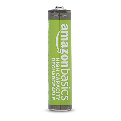 AmazonBasics Vorgeladene Ni-MH AAA-Akkus – Akkubatterien, 500 Zyklen (typisch 850mAh, minimal 800mAh), 4Stck (Design kann von Darstellung abweichen) - 2