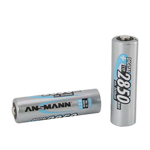 ANSMANN Testsieger Akkus (Vergleich.org 06/2016) 4er Pack Micro AAA Akkus Typ 1100 + 4er Pack Mignon AA Akkus Typ 2850 NiMH Akkubatterien High Power hohe Kapazität - 2