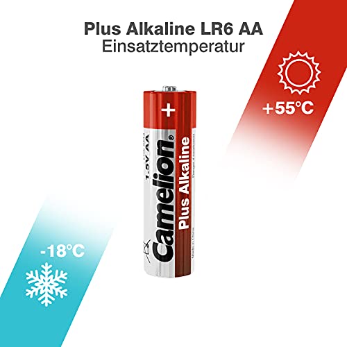 Camelion 11000406 Plus Alkaline Akku AA/Mignon/LR06 (4er-Pack) - 4