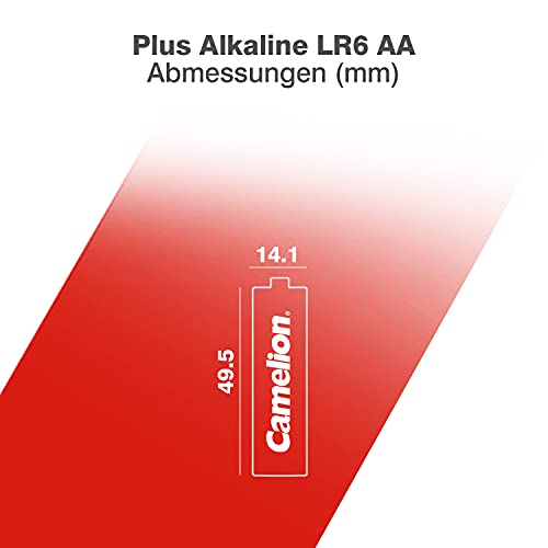 Camelion 11000406 Plus Alkaline Akku AA/Mignon/LR06 (4er-Pack) - 5