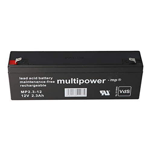 MULTIPOWER MP 12V 2,2Ah Blei-Vlies-Akku (Glasfaservlies) AGM - 8