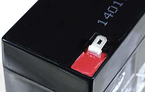 akku-net Blei-Gel-Akku für Hebebühnen USV Notstrom 6V 4,5Ah (ersetzt auch 4Ah 5Ah), 6V, Lead-Acid - 3