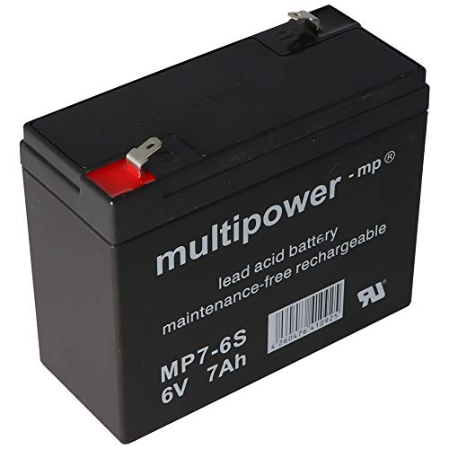 Multipower MP7-6S, WP7-6S Akku Blei PB 6Volt 7Ah - 7