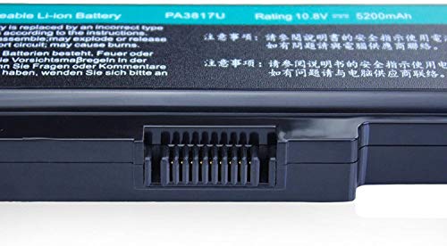 Dtk® Ultra Hochleistung Notebook Laptop Batterie Li-ion Akku für Toshiba PA3817U-1BRS PA3819U-1BRS Satellite C600 C655 C675 A660 A665 L600 L630 L635 L640 L645 L650 L655 L655d L670 L675 L700 L730 L735 L740 L745 L750 L750d L770 L775 L775d M640 M645 P740 P745 P750 P770 P775 Series – 12 Months Warranty [Li-ion 6-cell 10.8V 4400mah/48wh] Notebook battery - 3