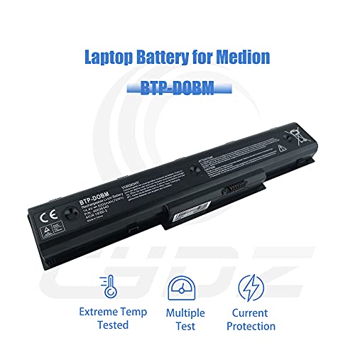 14,4V 5200mAh Ersetzen Laptop Akku BTP-DOBM BTP-DNBM für Medion Akoya E7218 MD97872 MD98680 P7624 P7812 MD98770 MD97938 P7624 MD98920 MD98921 MD98970 - 3