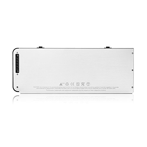 SLODA Laptop Ersatz Akku für Apple Macbook 13″ A1278 A1280 Macbook 13 Zoll Aluminium-Unibody Replacement Batterie MB466CH / A / MB466D / A Series (2008 Version)[10.8V, 5000mAh] - 2