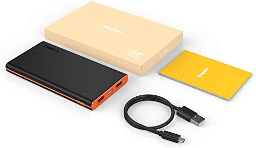 EasyAcc Smart 10000mAh Powerbank Externer Akku Portable Ladegerät für iPhone, iPad, Samsung Galaxy und weitere(Schwarz/Orange) - 7