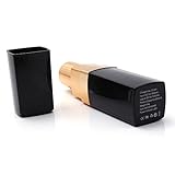 iProtect Lipstick Power Bank 4000mAh Externes Ladegerät in schwarz gold für Smartphones und andere USB-Geräte inkl. Micro USB Kabel - 4