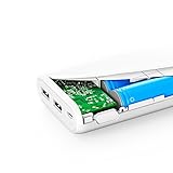 Anker PowerCore 20100mAh Externer Akku, extrem hohe Kapazität 2-Port 4.8A Output Power Bank Ladegerät mit PowerIQ Technologie für iPhone, iPad, Samsung Galaxy und weitere (Weiß/Matt) - 4