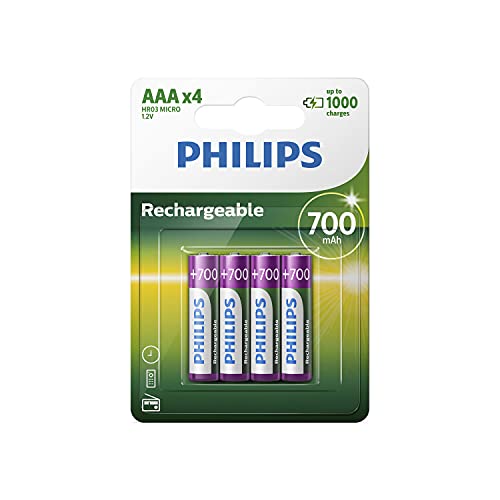 Philips Multi Life NiMH Akku AAA Micro 700 mAh 4er Pack - 5