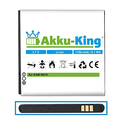 Akku-King Li-Ion Akku (1700mAh) für Samsung Galaxy S Advance GT-i9070/i9070P - 2