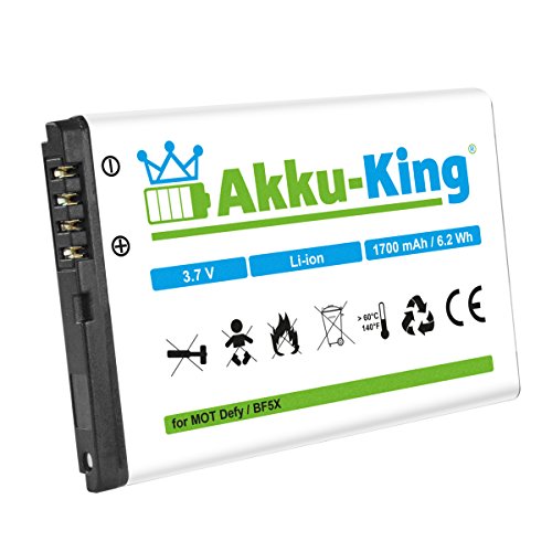 Akku-King Batterie (1600mAh) für Motorola Defy