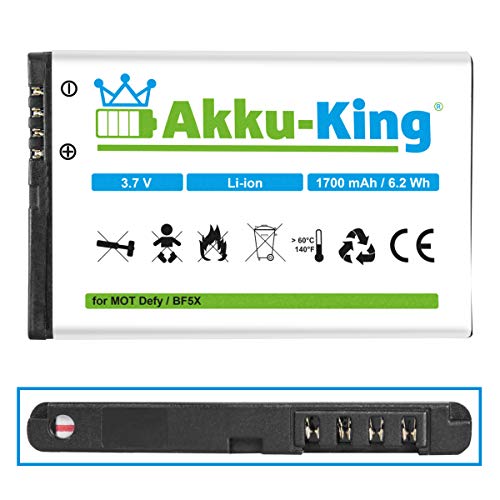 Akku-King Batterie (1600mAh) für Motorola Defy - 2