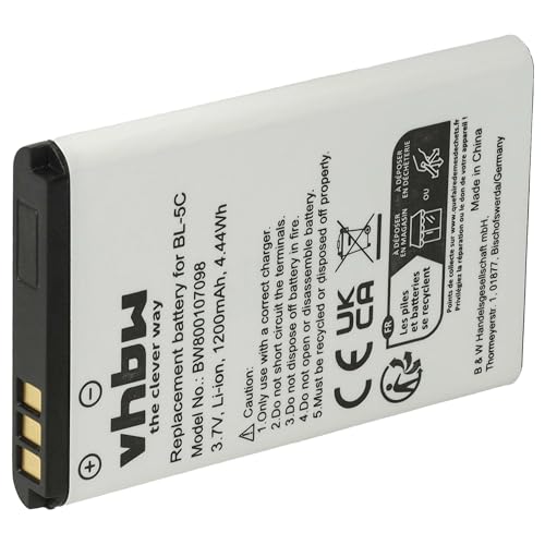 vhbw Li-Ion Akku 1200mAh (3.7V) für Handy Telefon Smartphone Swissvoice MP22, Olympia Komfort Mobiltelefone CARO - 3