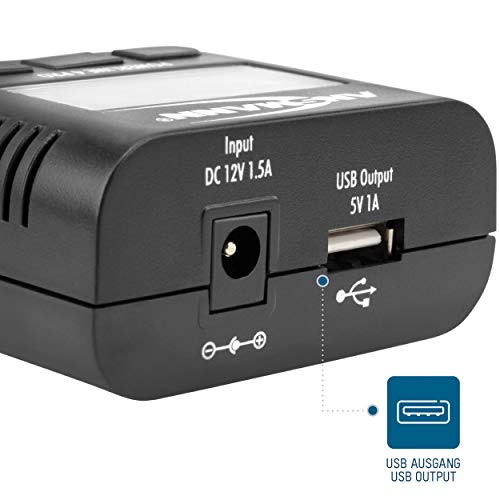 ANSMANN Powerline 4 Pro Akku-Ladegerät für 4x AA/AAA + USB (Entladefunktion, individueller Ladestrom, Kapazität messen) - 3