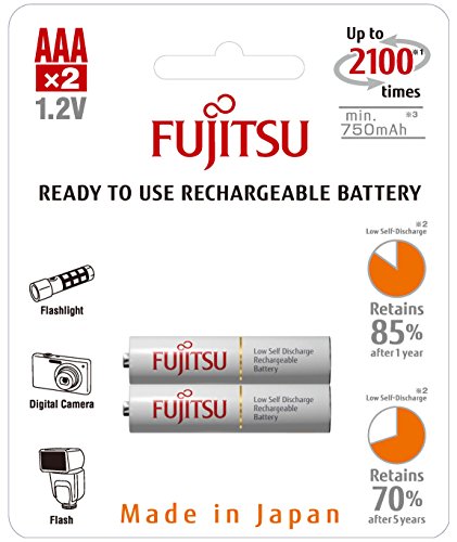 Fujitsu Wiederaufladbare Akku (2x AAA) weiß
