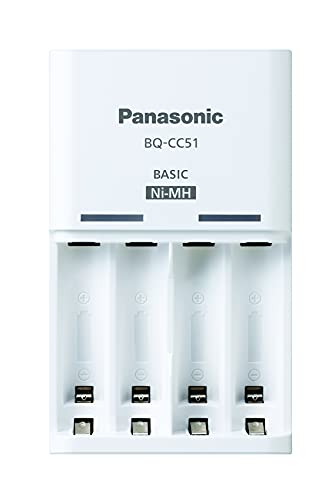 Panasonic eneloop, Ladegerät mit 4x eneloop AA (1.900 mAh, 2.100 Ladezyklen), K-KJ51MCC40E - 2