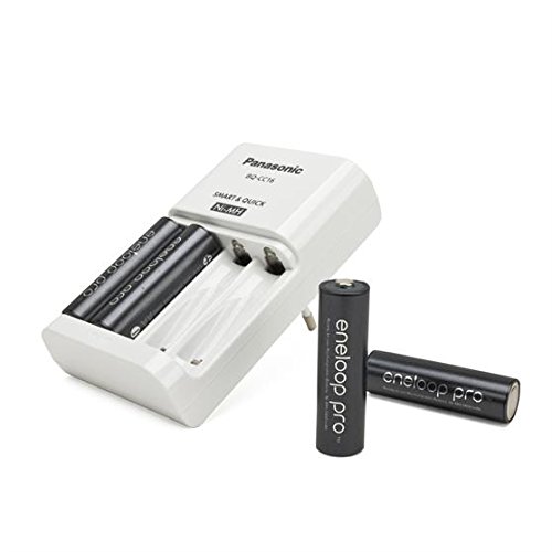 Panasonic eneloop Schnell-Ladegerät mit 4x eneloop pro AA (2.500 mAh, 500 Ladezyklen) – K-KJ16HCC40E - 5