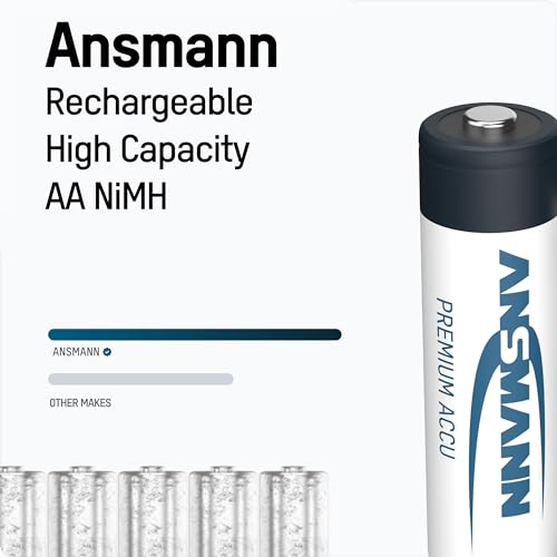 ANSMANN Mignon AA Akku Typ 2700mAh NiMH hochkapazitiv Profi Digital Kamera-Akkubatterie (8er Pack) - 3