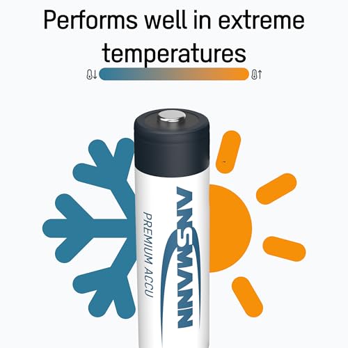 ANSMANN Mignon AA Akku Typ 2700mAh NiMH hochkapazitiv Profi Digital Kamera-Akkubatterie (8er Pack) - 6
