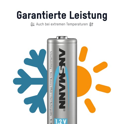 ANSMANN Mignon AA Akku Typ 2850mAh NiMH hochkapazitiv Profi Digital Kamera-Akkubatterie (2er Pack) - 4