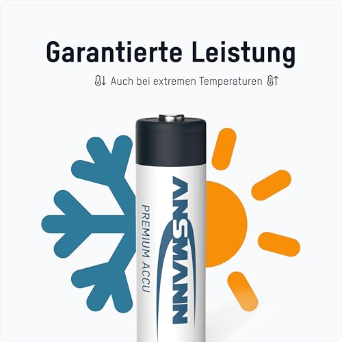 ANSMANN 5035202 Mignon AA Typ 2850mAh hochkapazitiv Profi/Vielanwender Digital Foto Akkubatterie 2er Pack - 5