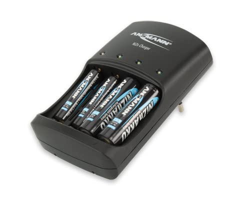 ANSMANN Nickel-Zink Ladegerät – Batterie Lader  für 1,6V NiZn AA oder AAA Akkus + 4x AA NiZn Akkus 2500mWh Akkubatterien - 7
