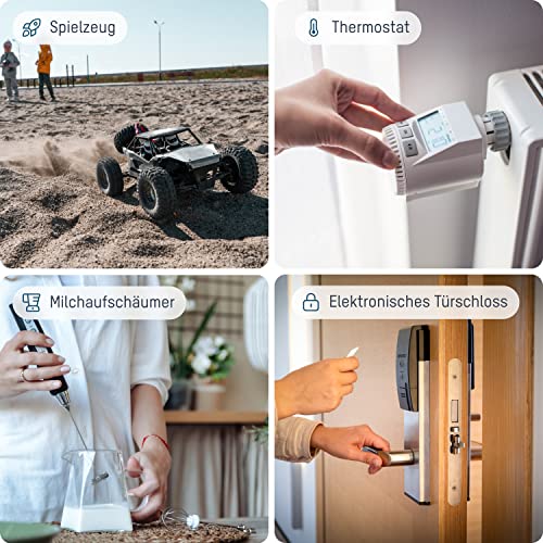 ANSMANN Micro AAA Akku Nickel-Zink (NiZn) 900mWh/1,6V hohe Spannung – für batteriebetriebene Geräte (4er Pack) - 5