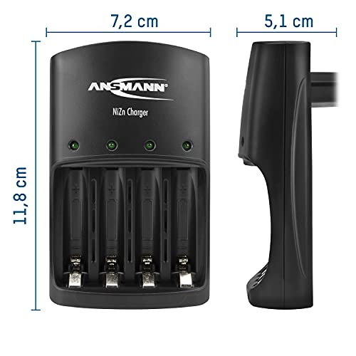 ANSMANN 1001-0013 Nickel-Zink Ladegerät für 1,6V NiZn AA oder AAA Akku - 3
