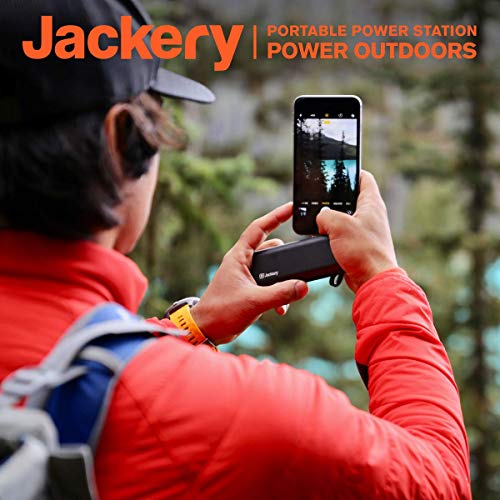 Jackery Bolt 6000mAh tragbarer Externer Akku, 2.4A Output/2A Input Power Bank eingebauten Lightning und Micro Kabel für Smartphones.(Schwarz) - 2