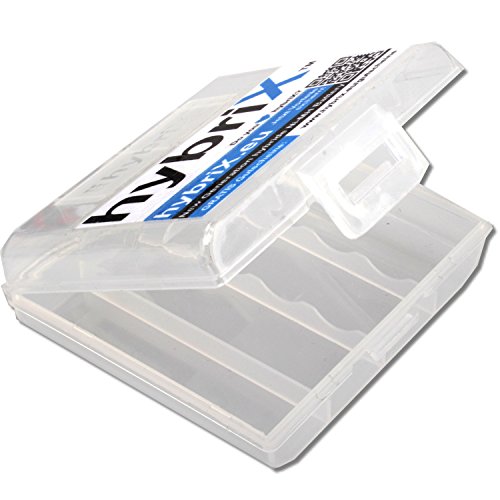 4er Pack Kraftmax hybriX pro Set – 4x Mignon AA Hybrid Akkus in Box – Die Neue Generation von Hybrid Akku Batterien - 4