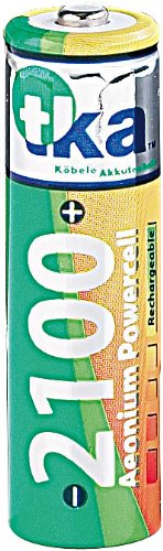 tka Köbele Akkutechnik Hybrid-Akku AA Mignon 2100 mAh „Aeonium Powercell“ 4er-Set - 2