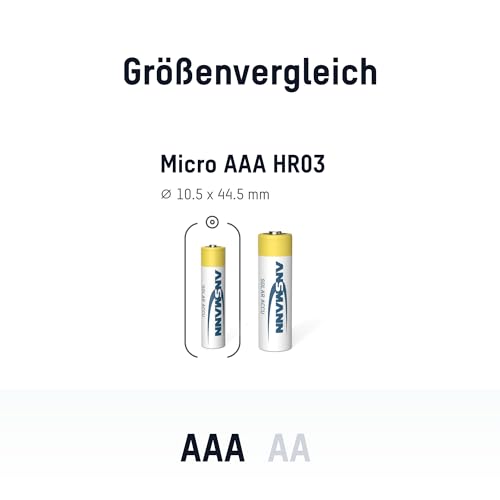 ANSMANN 5035513 maxE SOLAR Mignon AA 800mAh Akkubatterie geringe Entladung Solarlampe 2er Pack - 3