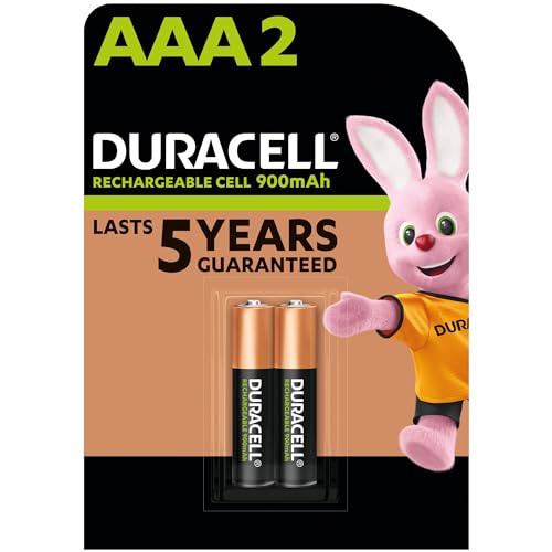 Duracell StayCharged Akku AAA (HR03) 850 mAh 2er Precharged (vorgeladene wiederaufladbare Batterie)