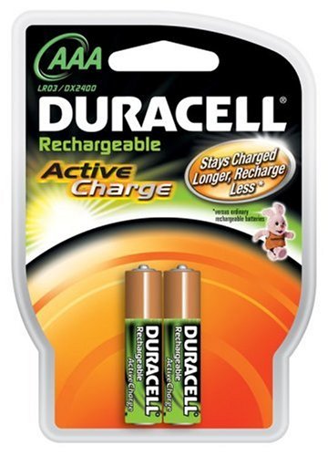 Duracell Akku Active Charge Micro AAA (HR03) 1,2V 800mAh im 2er Pack