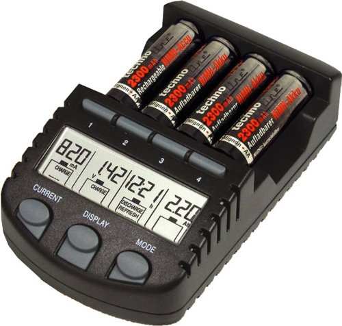 Technoline BC 700 Set Akku-Ladegerät (mit 4x 2100 mAh AA Varta Akku) schwarz - 3