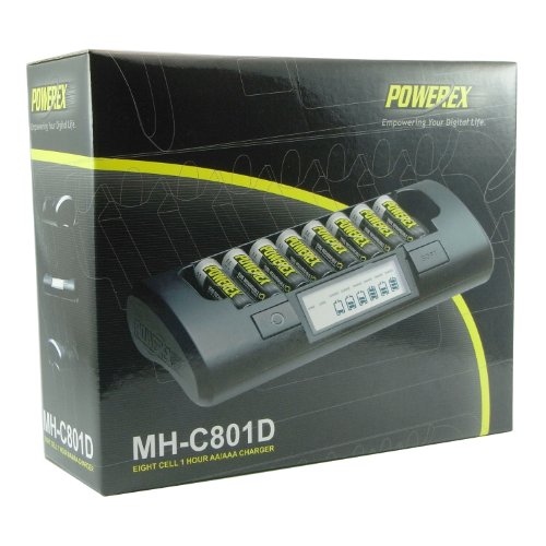 Powerex MH-C801D Mikroprozessorgesteuertes Ultraschnell Ladegerät - 3