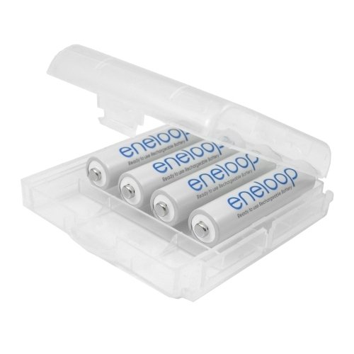 8 x Sanyo Eneloop Micro Akkus Batterien AAA in speziellen Weiss – More Power + Transportschutzboxen - 3
