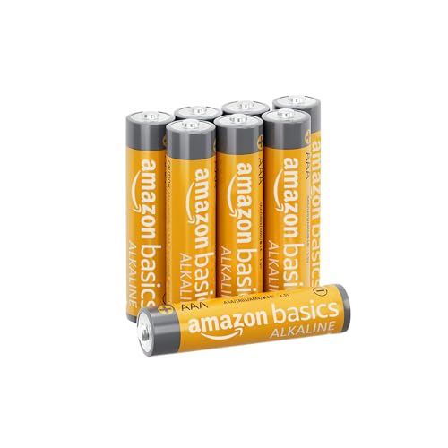 AmazonBasics Performance Batterien Alkali, AAA, 8 Stück (Design kann von Darstellung abweichen)