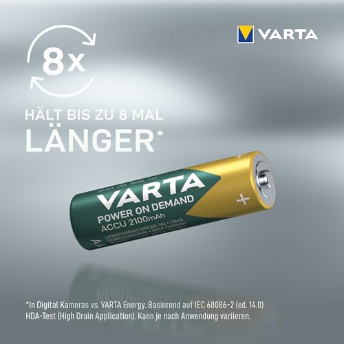 Varta Rechargeable Accu AA – Zuverlässige Akkus für alle Geräte - 4