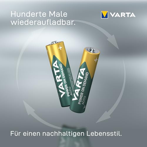 Varta Rechargeable Accu AA – Zuverlässige Akkus für alle Geräte - 6